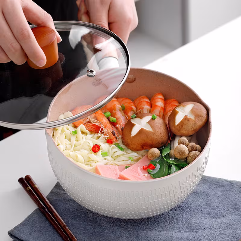 Home Kitchen Non-stick Koping Instant Noodle Stone Baby Boiled Hot Milk Supplement Soup Pot