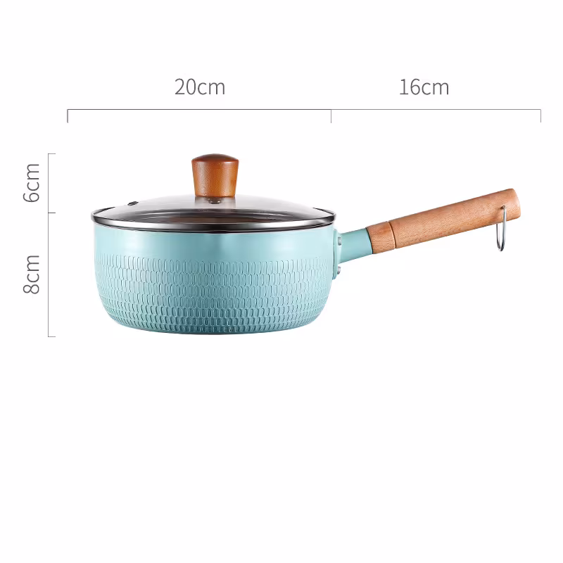 Home Kitchen Non-stick Koping Instant Noodle Stone Baby Boiled Hot Milk Supplement Soup Pot