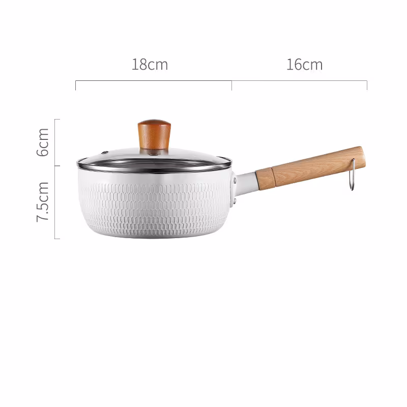Home Kitchen Non-stick Koping Instant Noodle Stone Baby Boiled Hot Milk Supplement Soup Pot