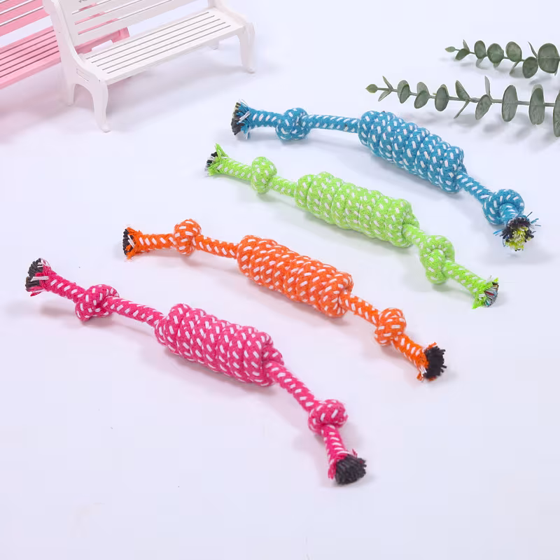 Interactive Cotton Rope Mini Dog Toys Ball For Dogs Accessories Toothbrush Chew Puppy Toy For Large Small Dogs Toy Pet Dog Toy