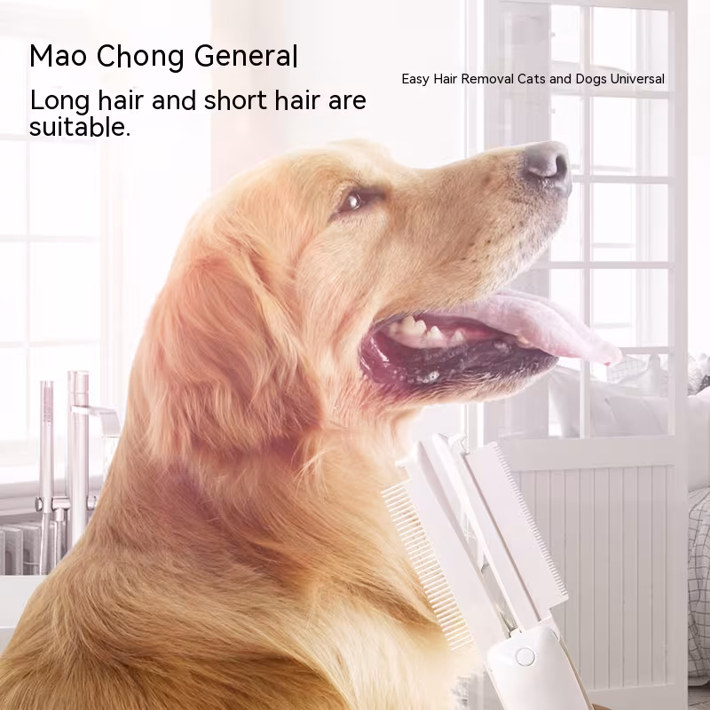 Pet Groomer Pet Hair Removal Brush Cat Grooming Brush Dog Cat Massage Epilator To Remove Floating Hair Cat Hair Dog Pet Supplies