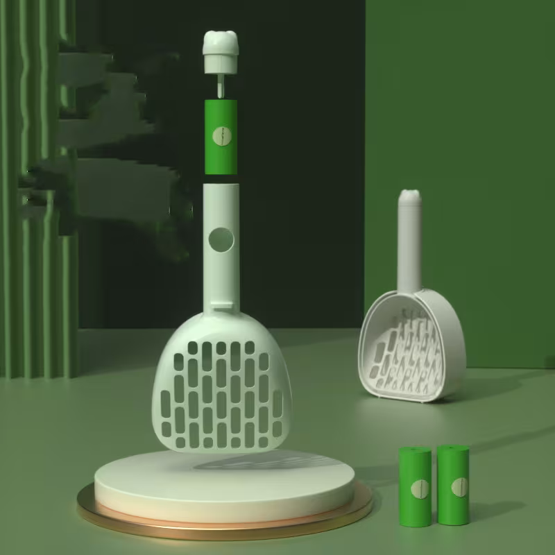 Cat Litter Scoop Plastic Cats Poop Scoop With Base Pets Cleanning Tool Cat Toilet Products Durable Litter Box Cleaner Shovel Pet Products