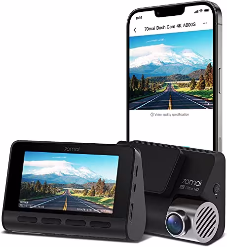 70mai A800S True 4K ComIMX415 Dash Cam