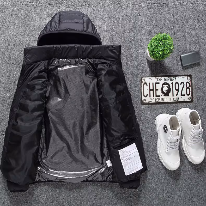 Winter Heated Jacket USB Electric Cotton Coat Zip-up Heater Thermal Clothing Heating Vest For Men