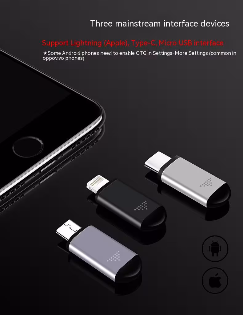 Aluminum Cell Phone Infrared Transmitter Remote Control