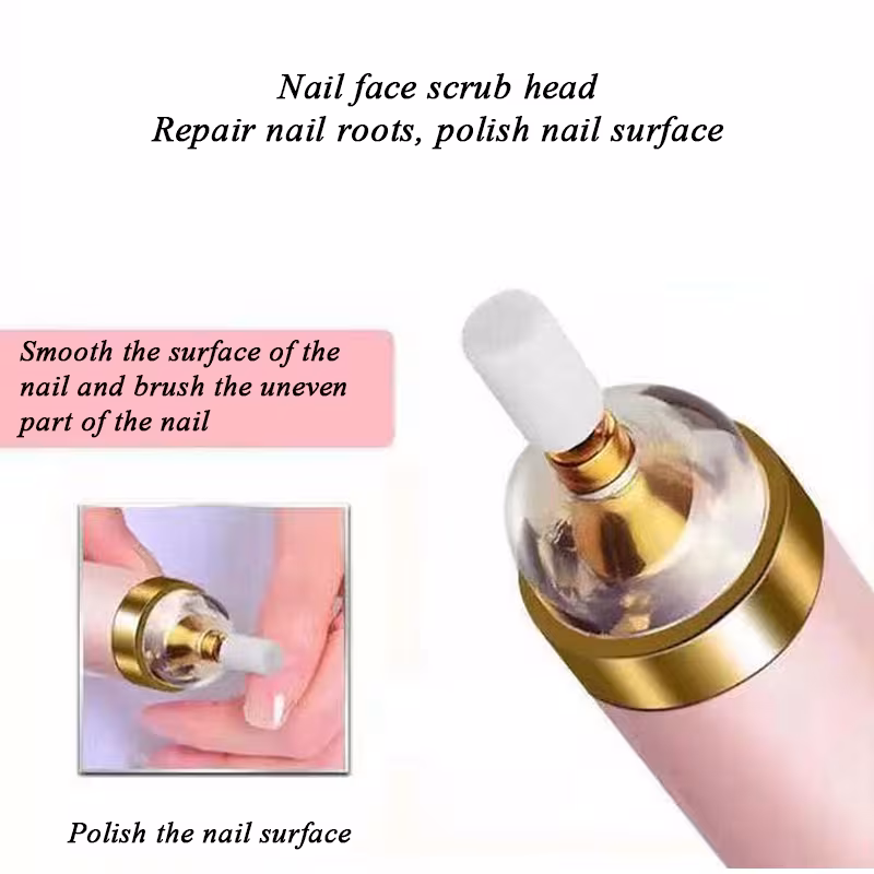 5in1 Manicure Machine Set Electric Nail Drill Polisher Cordless USB Rechargeable With LED Cutters Mill For Manicure Pedicure Accessor
