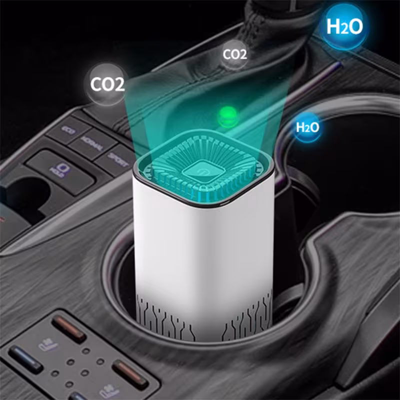 Car Air Purifier Portable Negative Ion Generator Remove Formaldehyde Dust Smoke Air Freshen Washer For Home Car