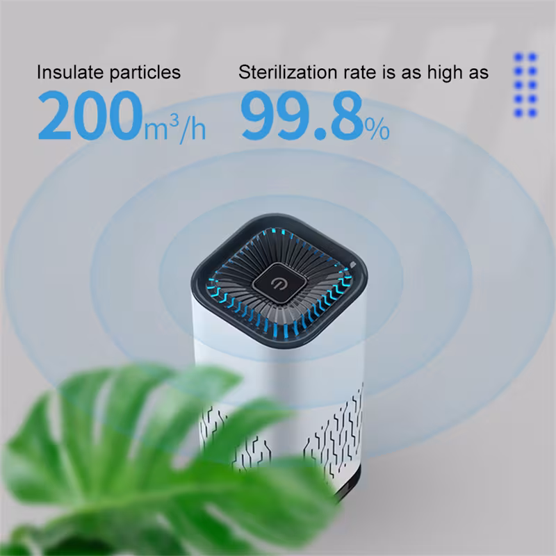 Car Air Purifier Portable Negative Ion Generator Remove Formaldehyde Dust Smoke Air Freshen Washer For Home Car