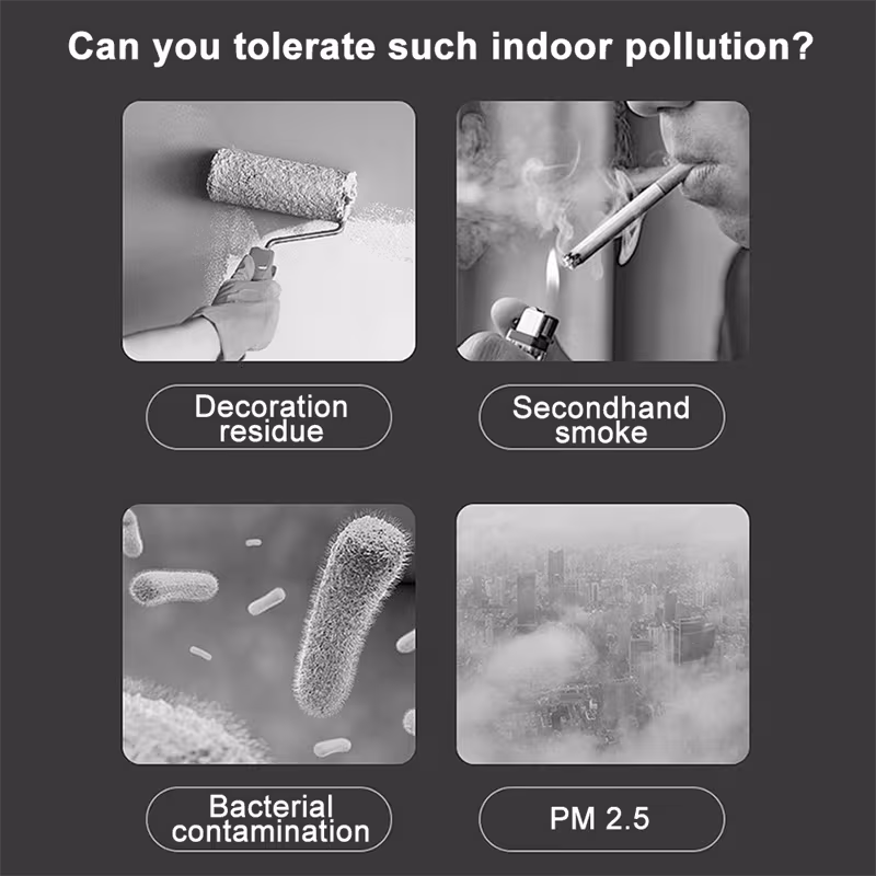 Car Air Purifier Portable Negative Ion Generator Remove Formaldehyde Dust Smoke Air Freshen Washer For Home Car