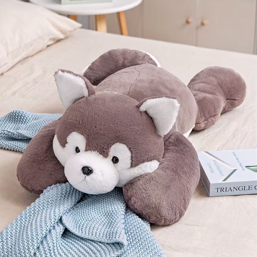 Fox Puppy Husky Soft Plush Toy Hugging Doll