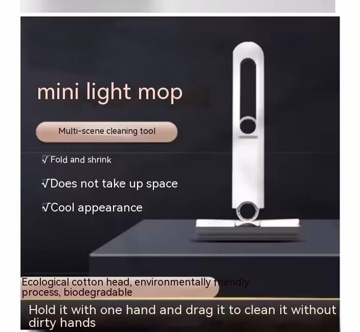 Mini Mops Floor Cleaning Sponge Squeeze Mop Household Cleaning Tools Home Car Portable Wiper Glass Screen Desk Cleaner Mop