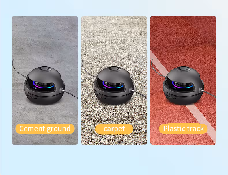 Smart Rope Skipping Machine Smart Jump Rope Machine 10-level Speed Adjustment Led Seven-color Light Wireless Music Function