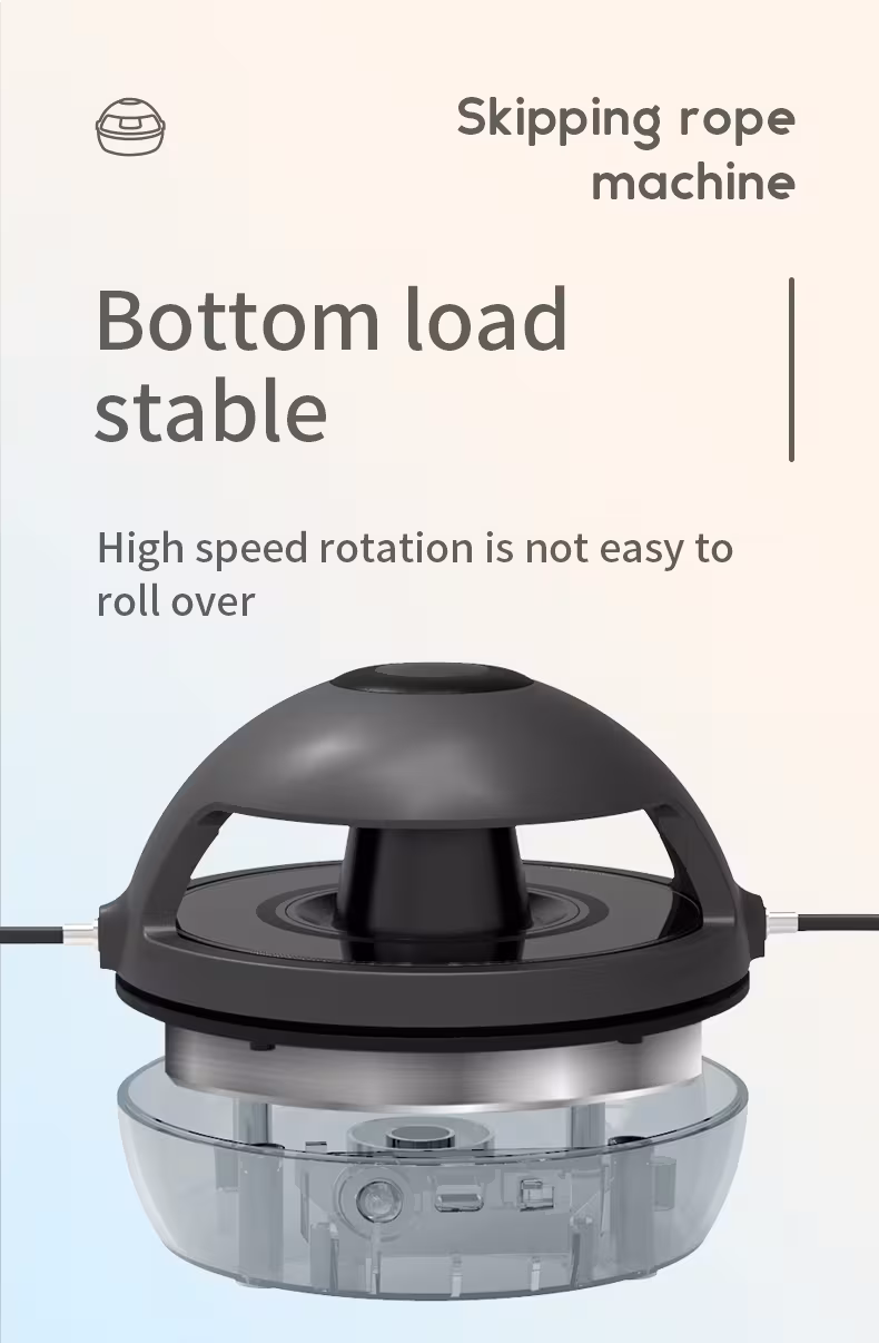 Smart Rope Skipping Machine Smart Jump Rope Machine 10-level Speed Adjustment Led Seven-color Light Wireless Music Function