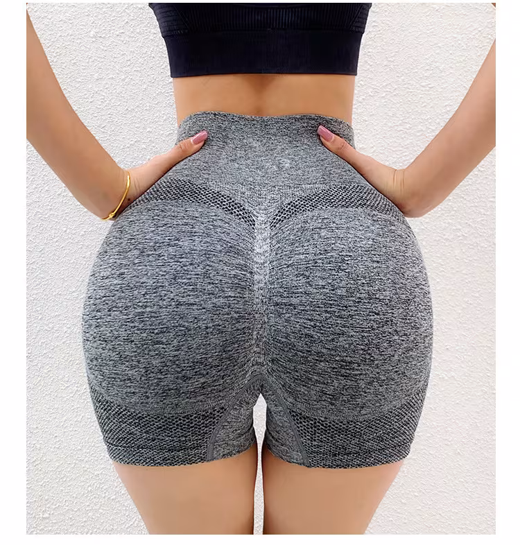 Fitness Yoga Shorts Pants Butt Lifting Seamless Leggings Women Gym