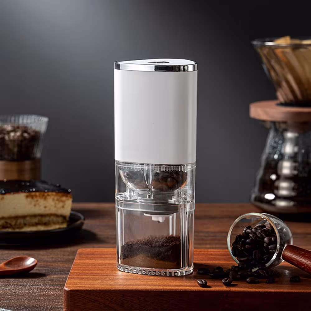 Electric Coffee Grinder Coffee Bean Grinder Cafe Automatic Portable USB Rechargeable Food Crusher For Drip Coffee Kitchen Gadgets
