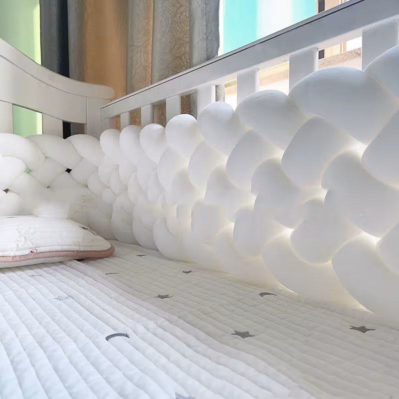 Six-strand Bed Fence Twist Braid New Hand-woven Long Knotted Pillow