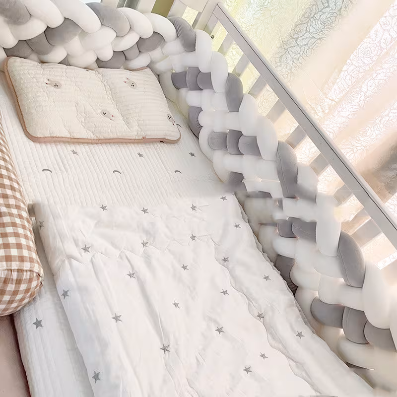 Six-strand Bed Fence Twist Braid New Hand-woven Long Knotted Pillow