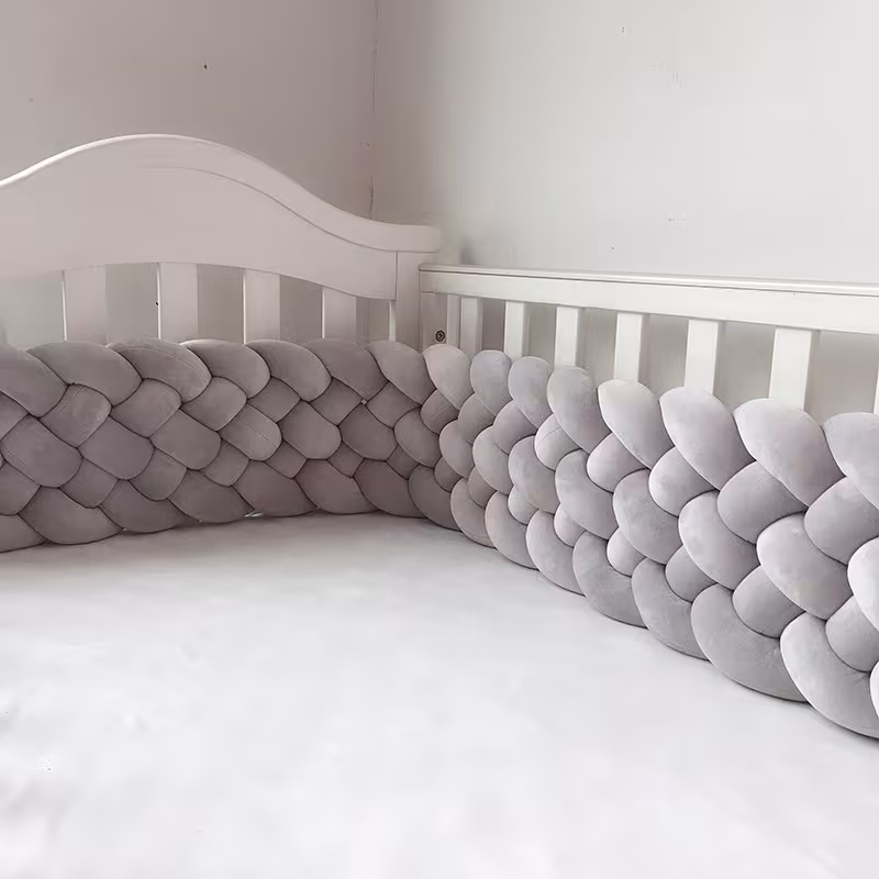 Six-strand Bed Fence Twist Braid New Hand-woven Long Knotted Pillow