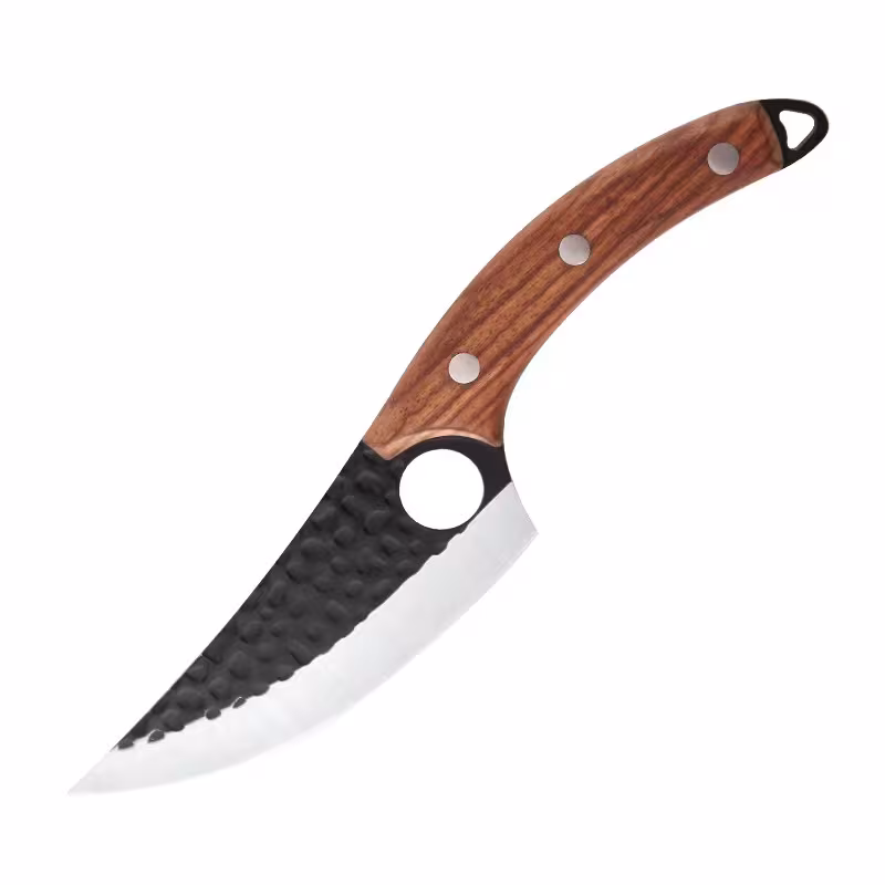 Stainless Steel Hand Hammered Tone Boning Knife Household Kitchen
