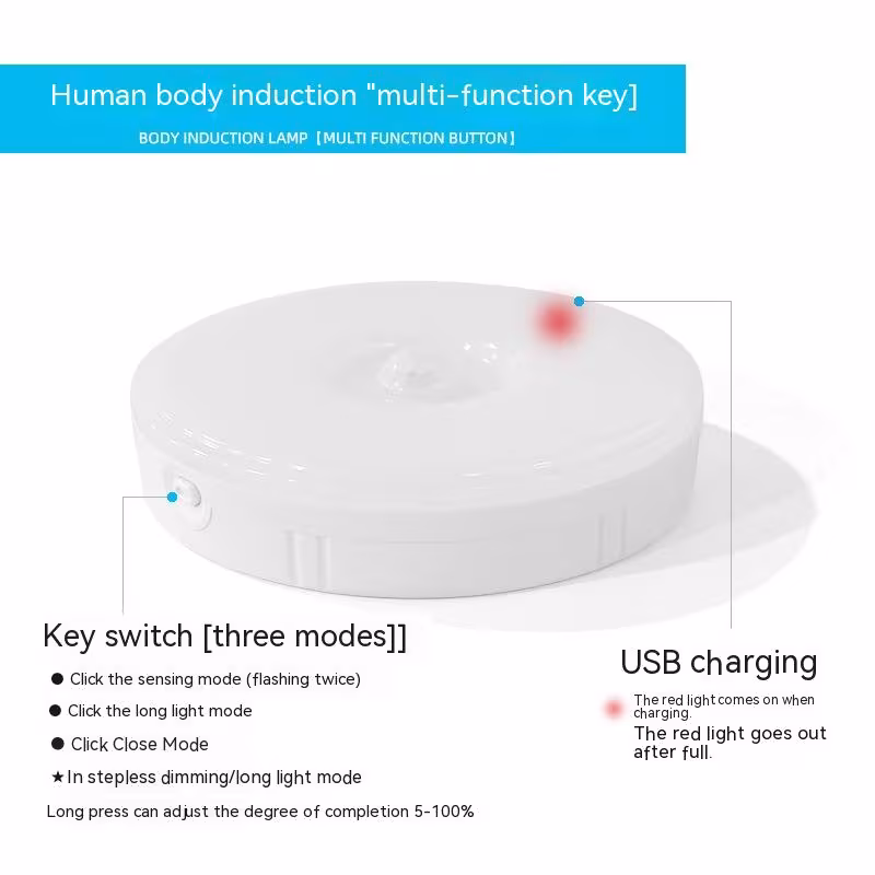 Human Body Sensing Night Light Charging Light Control