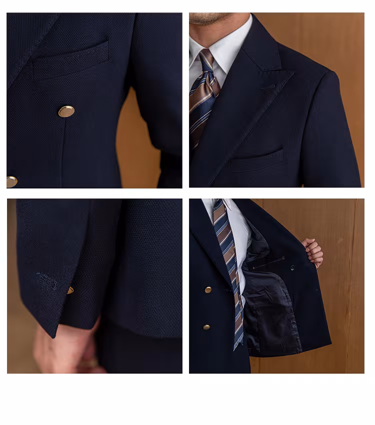 Men's Slim Double Breasted Suit
