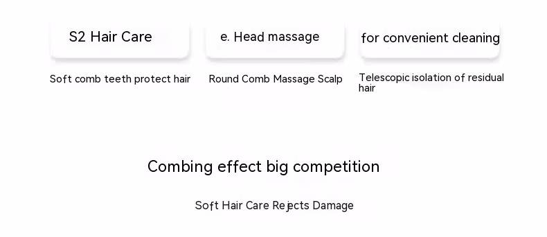 4 In 1 Self Cleaning Hair Brush New Self-Cleaning Anti-Static Massage Comb Scalable Rotate Lifting Self Cleaning Hairbrush