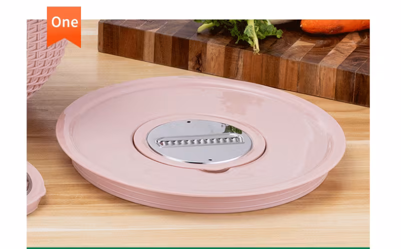 Kitchen Fruit Tray Removable Double Layer Fruit And Vegetable Basin Draining Basket Creative Household Rotating Washing Basket