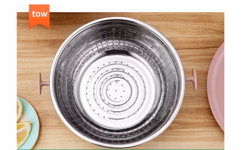 Kitchen Fruit Tray Removable Double Layer Fruit And Vegetable Basin Draining Basket Creative Household Rotating Washing Basket