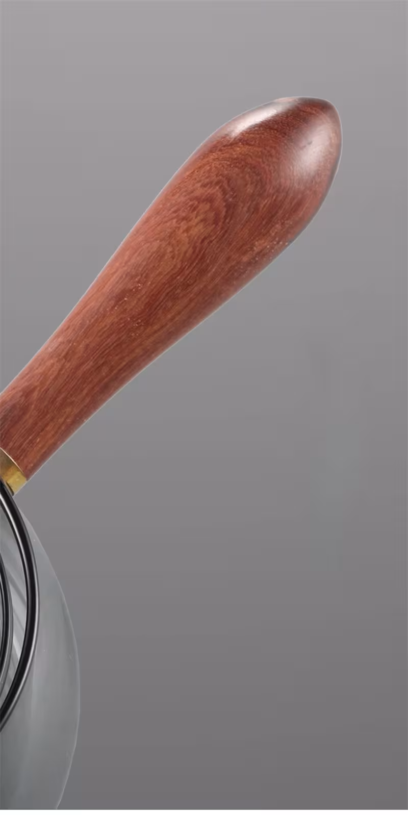 Semi-automatic Rotary Heat-resistant Glass Teapot Lazy Tea Making With Infuser And Wooden Handle Office Home Accessories Kitchen Gadgets