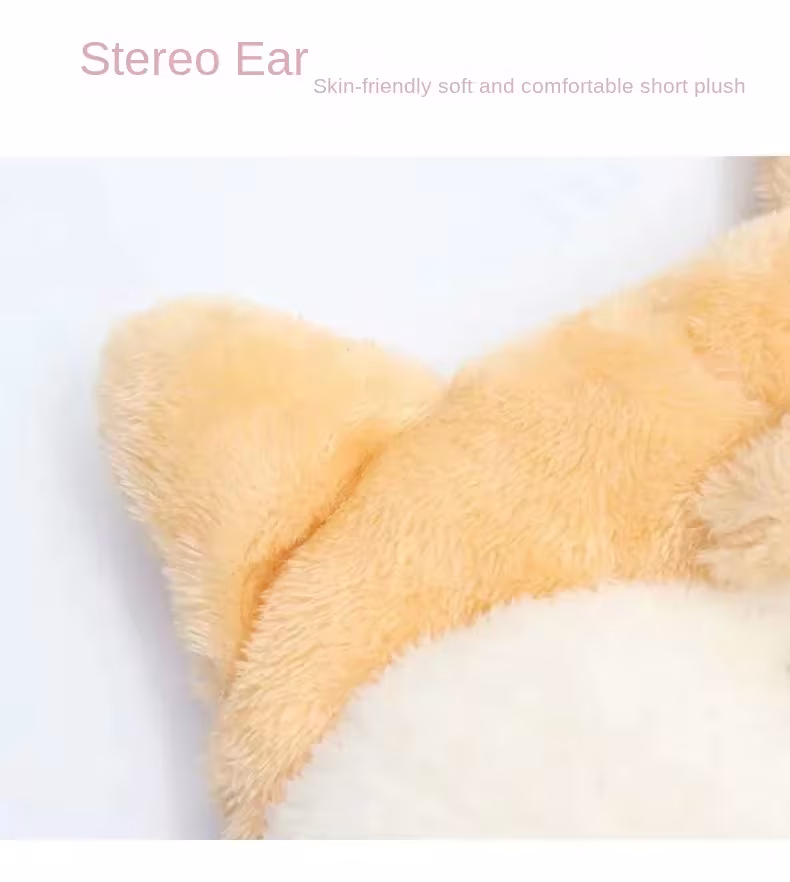 Tissue Box Cover Soft Adorable Corgi Butt Shaped Creative Storage Bag Hanging Pouch Tissue Box Wrapper For Car Home