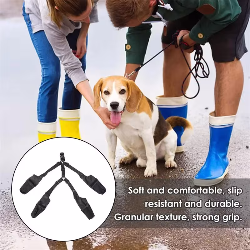 Waterproof Dog Shoes Adjustable Dog Boots Pet Breathbale Shoes For Outdoor Walking Soft French Dog Shoes Pets Paws Protector Pet Products