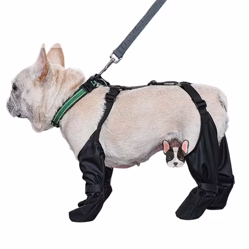 Waterproof Dog Shoes Adjustable Dog Boots Pet Breathbale Shoes For Outdoor Walking Soft French Dog Shoes Pets Paws Protector Pet Products