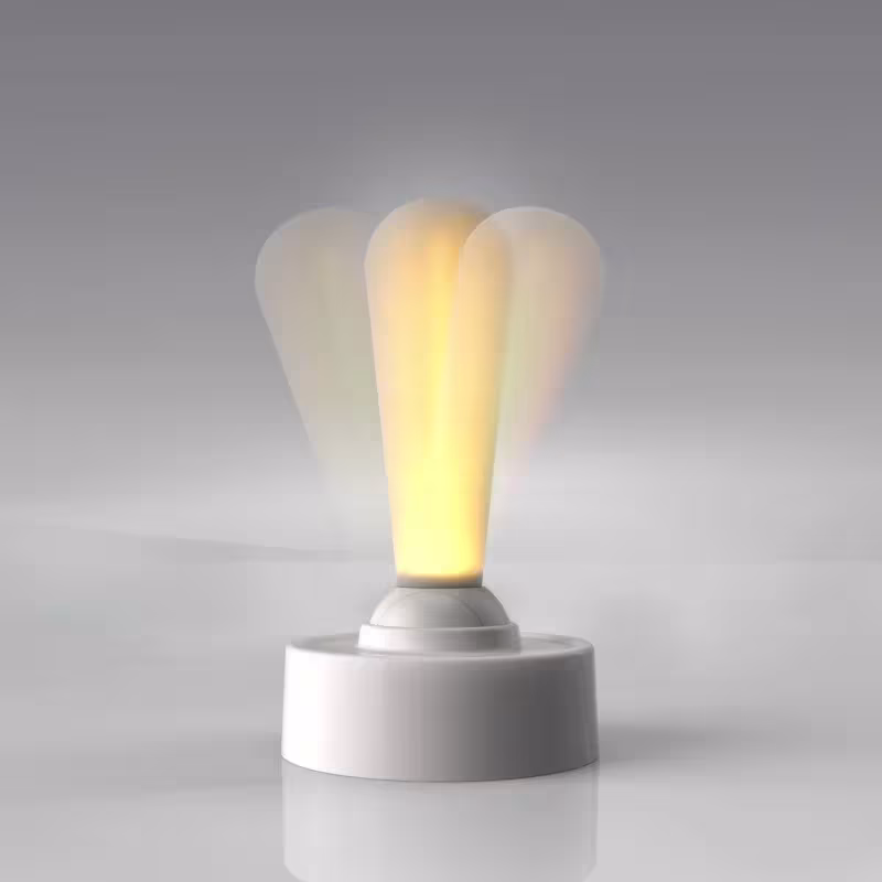 Toggle Light Indoor Bedroom Bedside Atmosphere Light Silicone USB Rechargeable Wall Light Silicone Small Night Lamp Decoration Home Decor