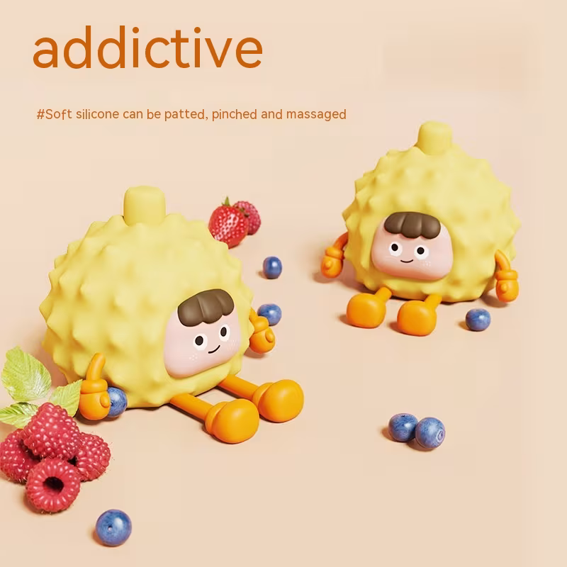 Durian Shape Silicone Pat Lamp Decoration Night Light
