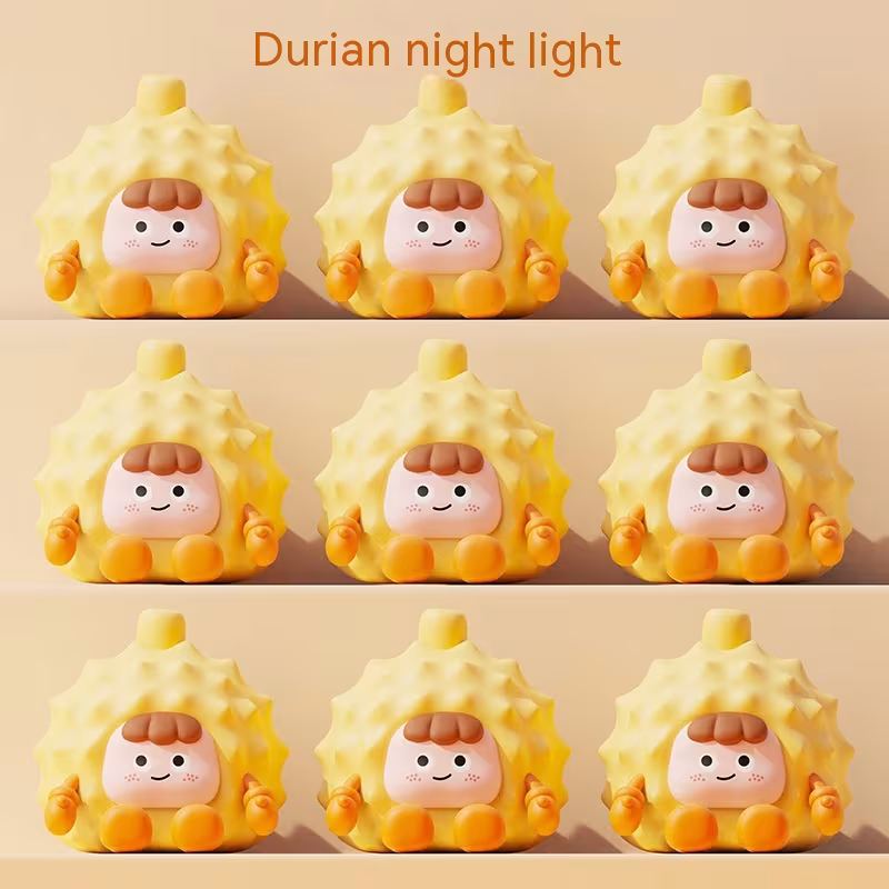 Durian Shape Silicone Pat Lamp Decoration Night Light