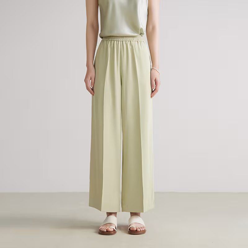 Plus Size Women's Simple Commute All-matching Straight Casual Pants