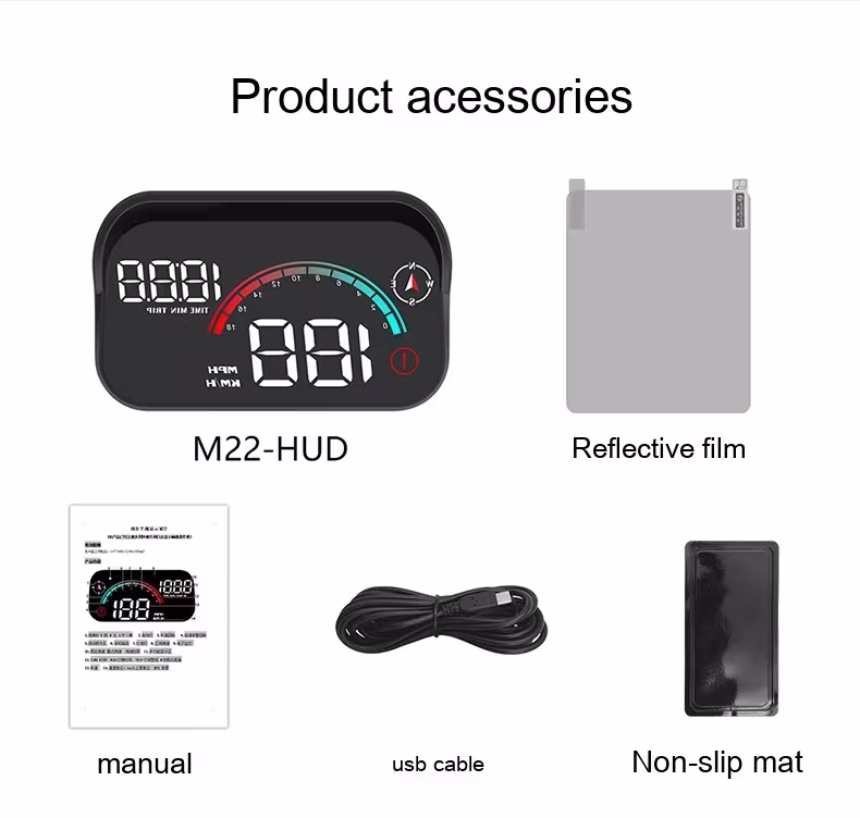Head-Up Display Car GPS Universal Speed Compass HD Projector E-dog Version
