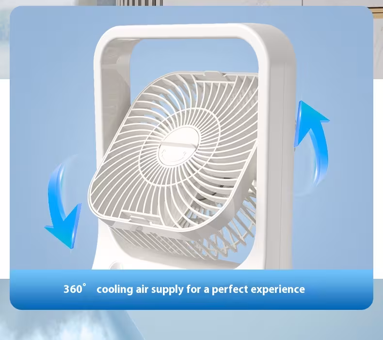 Household Cooling Fan Usb Rechargeable Head Adjustable Air Cooling Water Cooled Air Conditioning Tank Low Noise Air Cooler Fans
