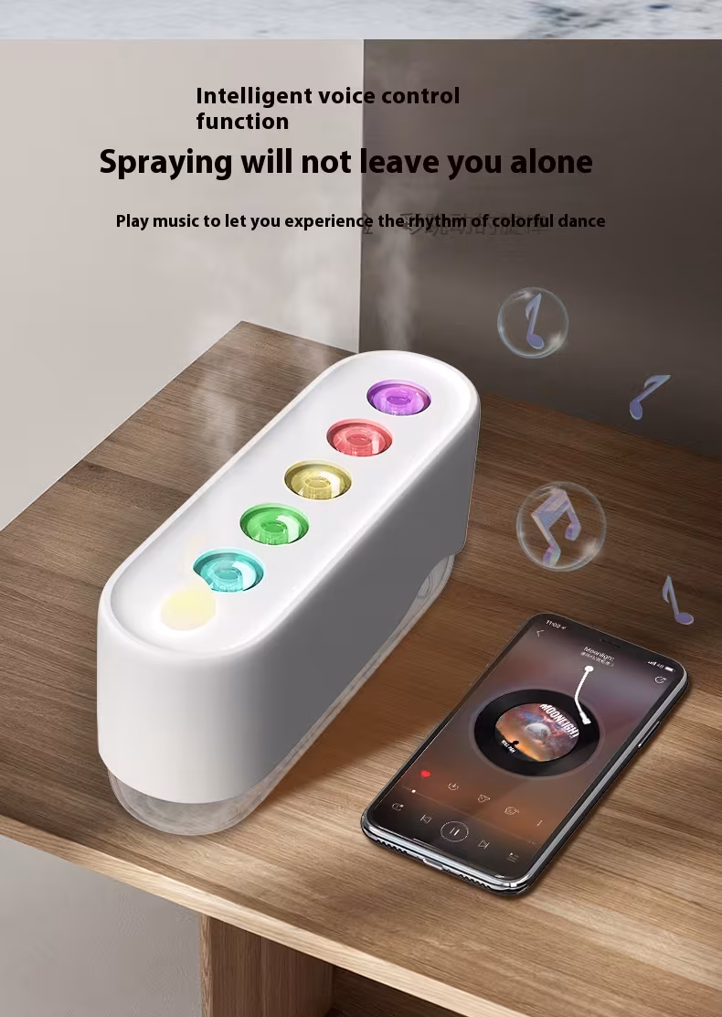 Humidifier Household Bedroom Large Spray Colorful Pickup Ambience Light