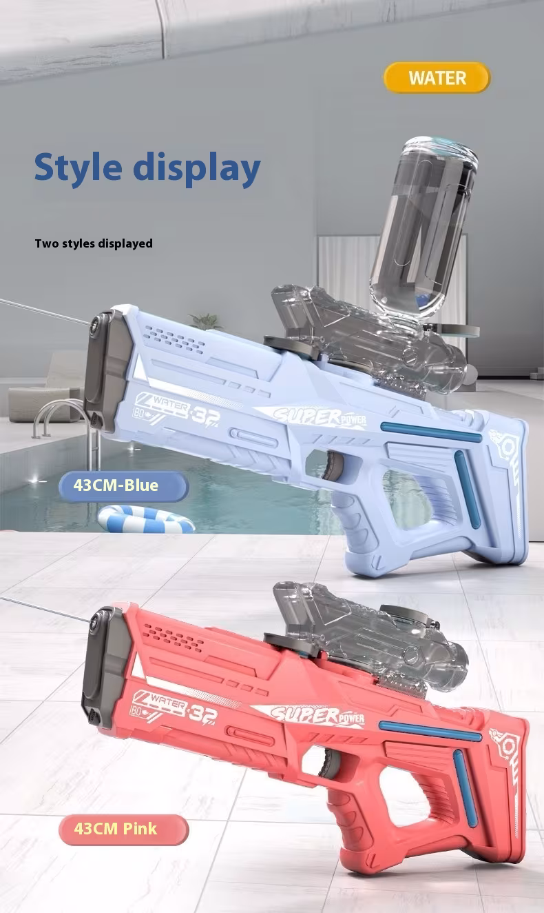 Electric Water Gun Toy Full-automatic Large Capacity Beach Water Playing Toy