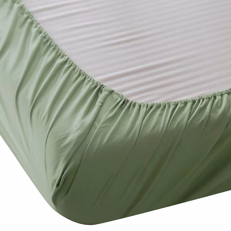 Bamboo Fiber Fitted Sheet Elastic And Smooth Bedspread Around