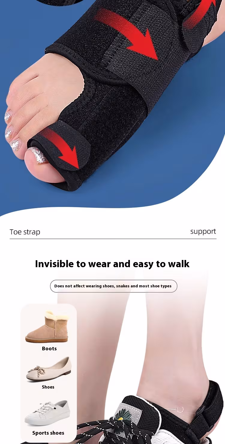 Adjustable Day And Night Use Toe Fixed Strap