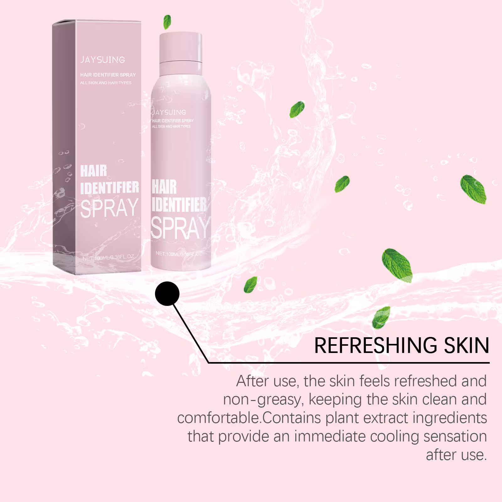 Hair Identifier Spray Set For Face Shaving Moisturizing Dermaplaner Spray For Face Shaving Skin Care