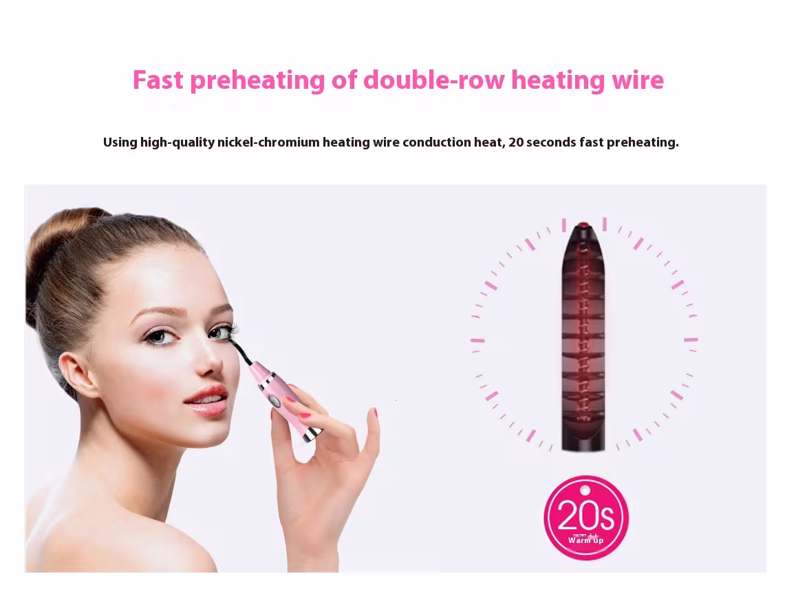 Eyelash Curling Electric Ironing Eyelash Curler Beauty Tools Quick Shaping