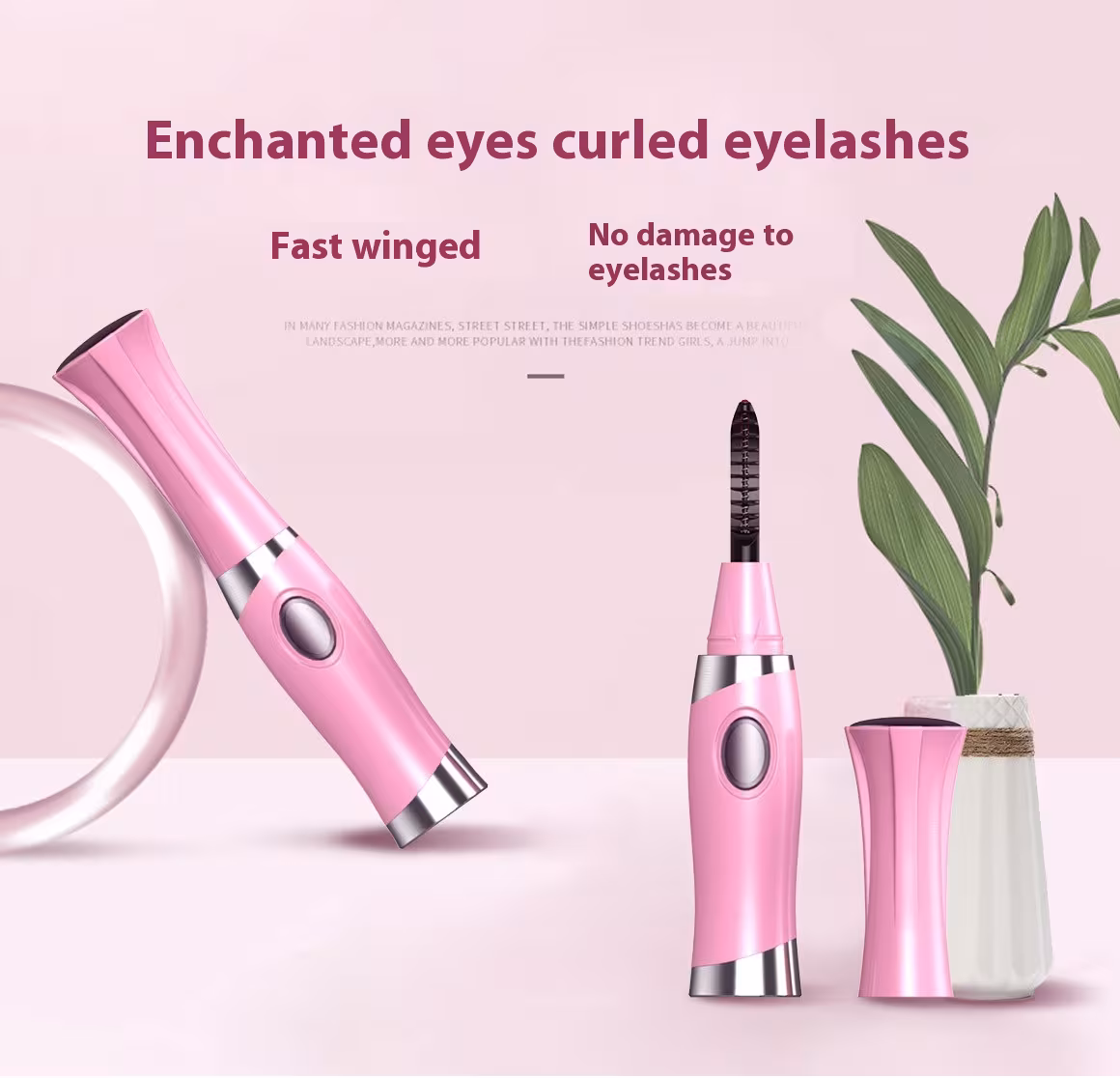 Eyelash Curling Electric Ironing Eyelash Curler Beauty Tools Quick Shaping