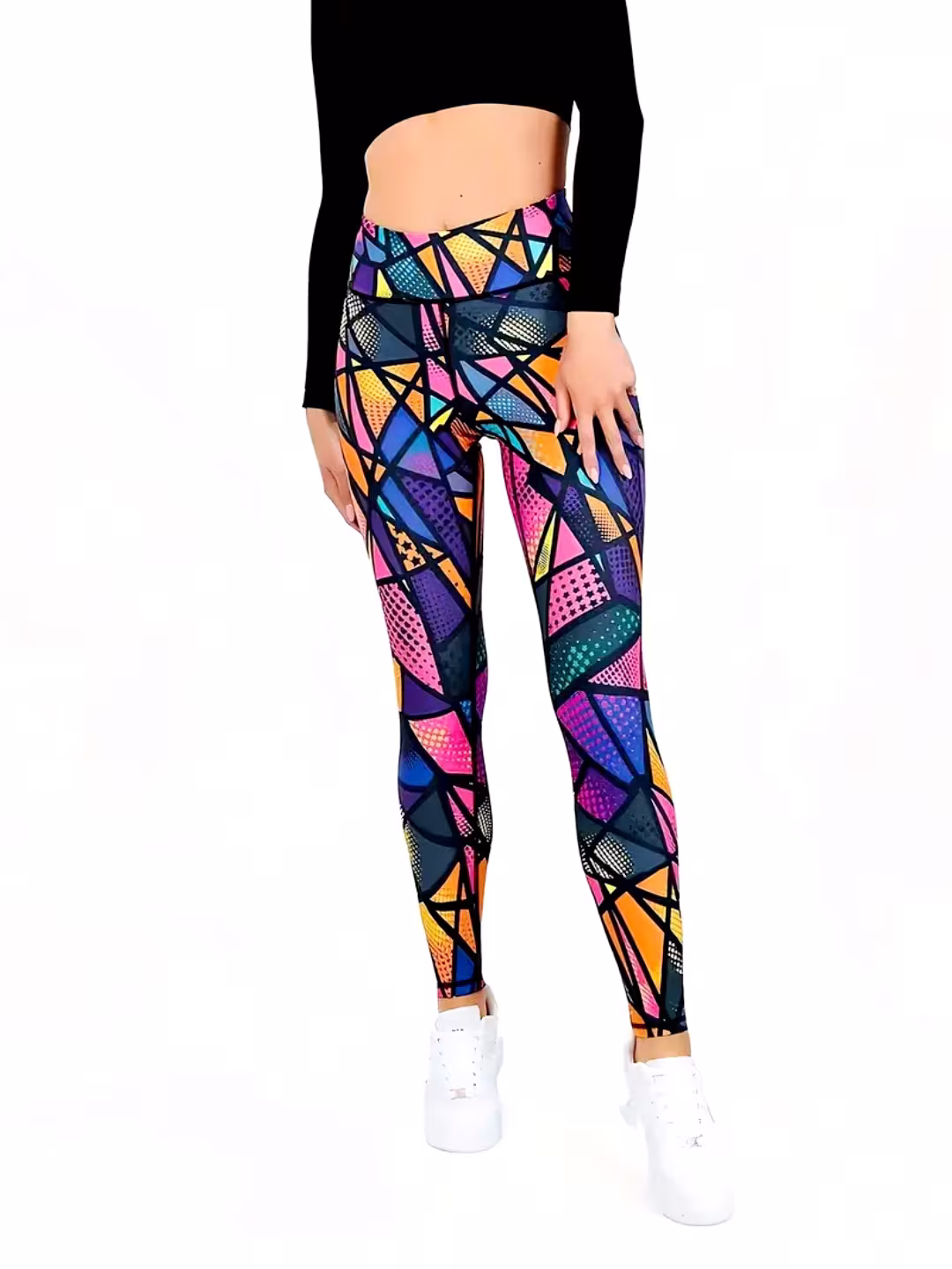European And American High Waisted Nude Lifting Hip Yoga Pants