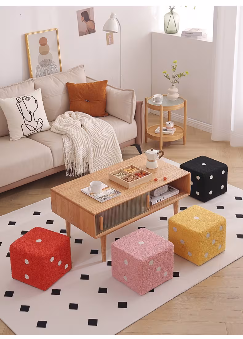 Small Stool Household Stackable Dice Small Bench