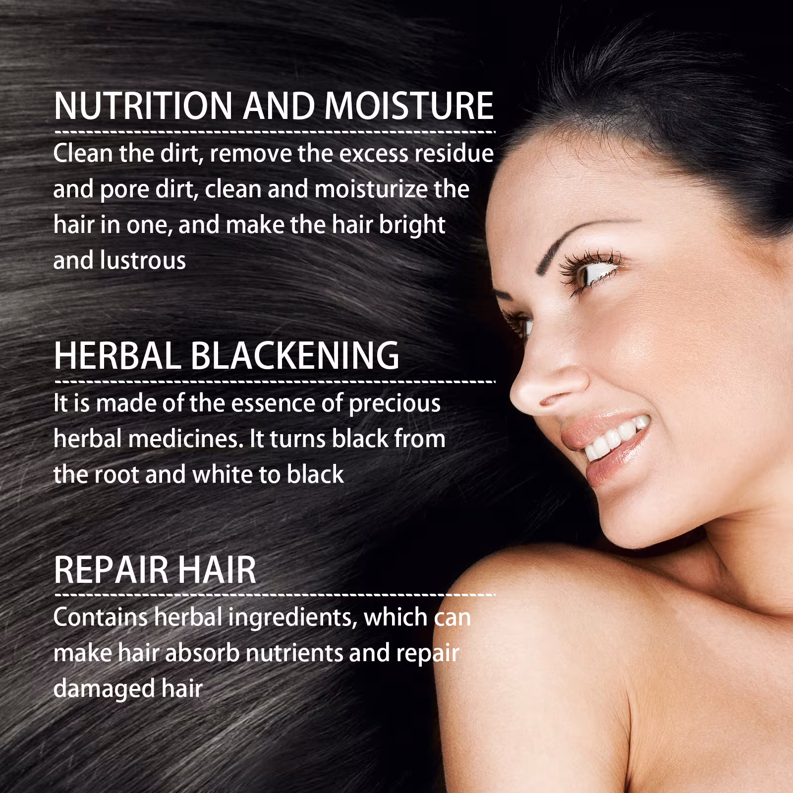 Deep Repair Hair Care Dandruff Removal Itching Relieving Shampoo