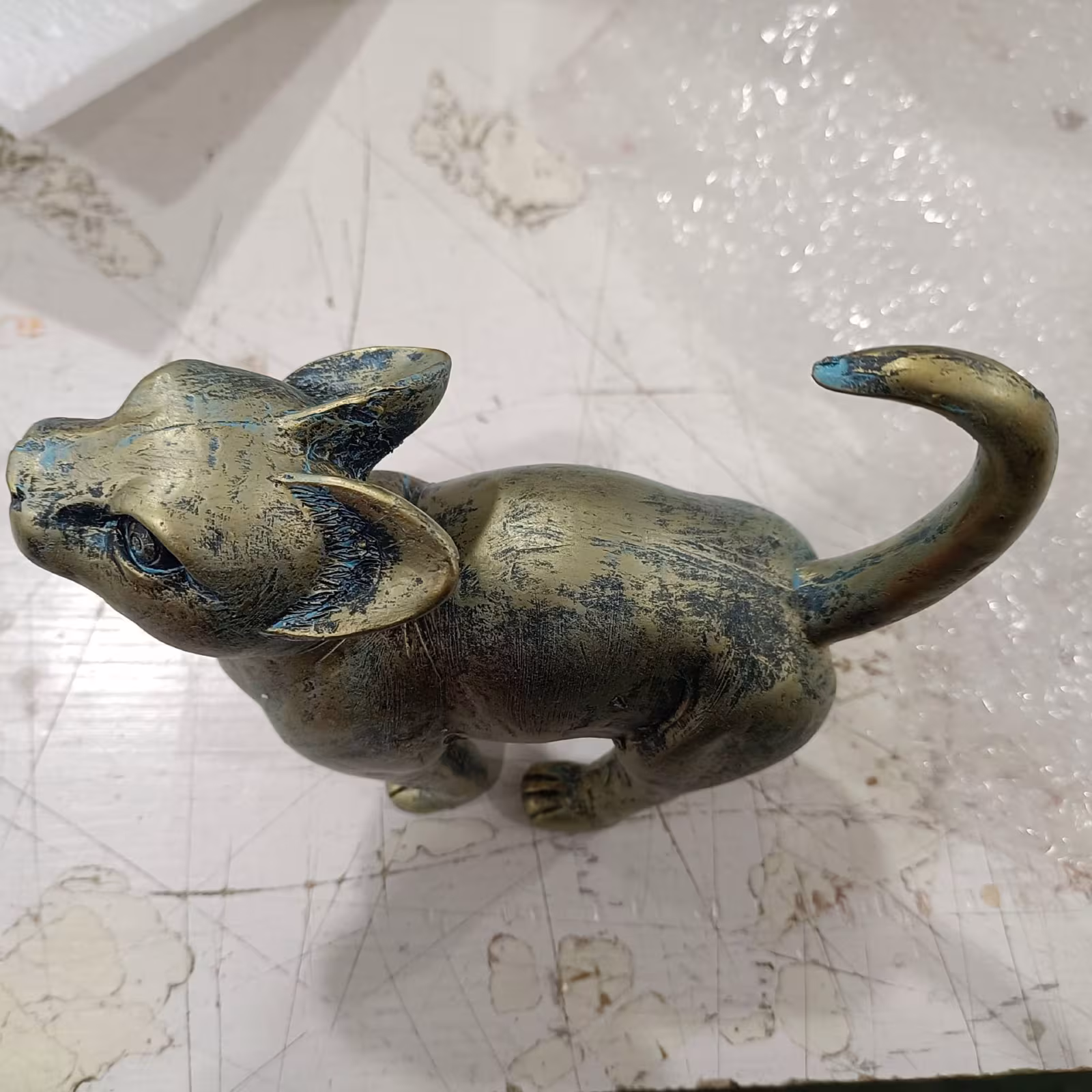 Leopard Resin Craft Ornament Courtyard Decoration