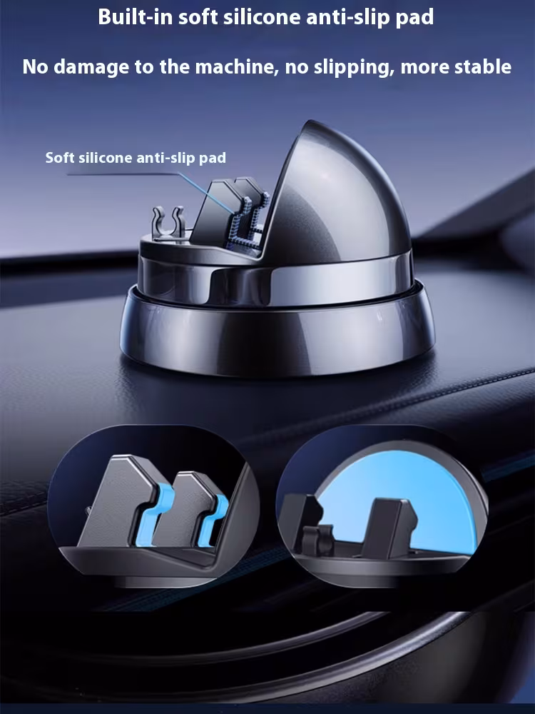 Automobile Instrument Panel 360 Degree Rotatable Non-slip Mobile Phone Holder